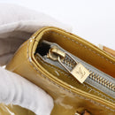 LOUIS VUITTON Monogram Vernis Houston Hand Bag Gris M91053 LV Auth am8319-17