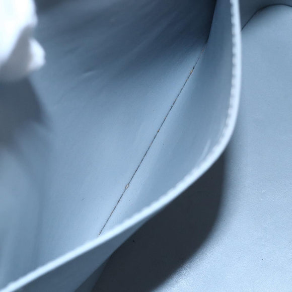 LOUIS VUITTON Monogram Vernis Houston Hand Bag Gris M91053 LV Auth am8319