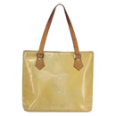 LOUIS VUITTON Monogram Vernis Houston Hand Bag Gris M91053 LV Auth am8319-3