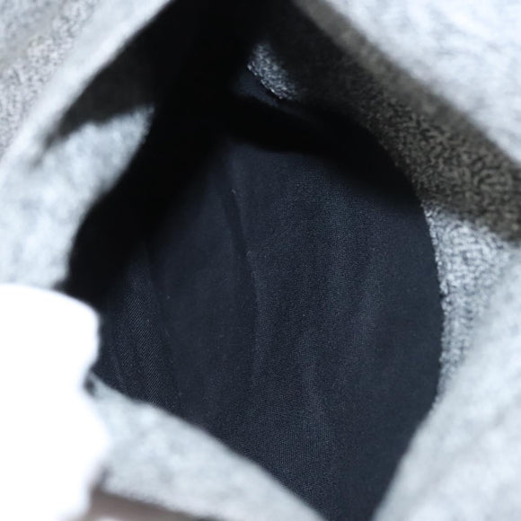 LOUIS VUITTON Bottoms Pants Cotton Gray LV Auth am8342