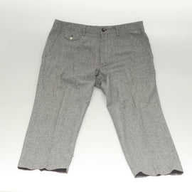 LOUIS VUITTON Bottoms Pants Cotton Gray LV Auth am8342 - 0