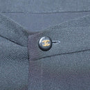 CHANEL Skirt Wool Black CC Auth am8344-6