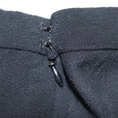 CHANEL Skirt Wool Black CC Auth am8344-8