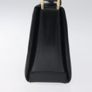 GUCCI Hand Bag Leather Navy Gold 000 1448 1269 Auth am8346-3