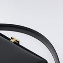 GUCCI Hand Bag Leather Navy Gold 000 1448 1269 Auth am8346-14