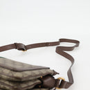 GUCCI GG Supreme Web Sherry Line Shoulder Bag PVC Beige Gold 523354 Auth am8347A-14