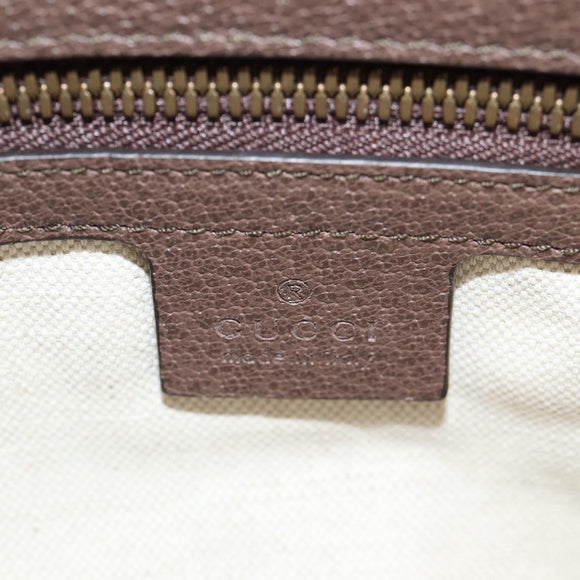 GUCCI GG Supreme Web Sherry Line Shoulder Bag PVC Beige Gold 523354 Auth am8347A