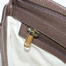 GUCCI GG Supreme Web Sherry Line Shoulder Bag PVC Beige Gold 523354 Auth am8347A-24