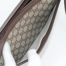 GUCCI GG Supreme Web Sherry Line Shoulder Bag PVC Beige Gold 523354 Auth am8347A-28