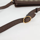 GUCCI GG Supreme Web Sherry Line Shoulder Bag PVC Beige Gold 523354 Auth am8347A-9