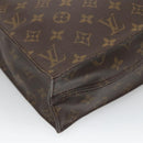 LOUIS VUITTON Monogram Sac Plat Hand Bag M51140 LV Auth am8350-16