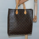 LOUIS VUITTON Monogram Sac Plat Hand Bag M51140 LV Auth am8350-20