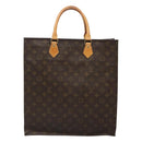 LOUIS VUITTON Monogram Sac Plat Hand Bag M51140 LV Auth am8350-13