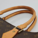 LOUIS VUITTON Monogram Sac Plat Hand Bag M51140 LV Auth am8350-8