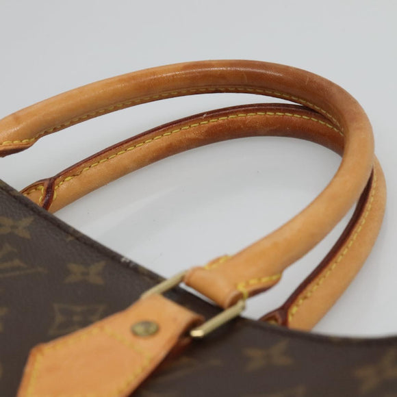 LOUIS VUITTON Monogram Sac Plat Hand Bag M51140 LV Auth am8350
