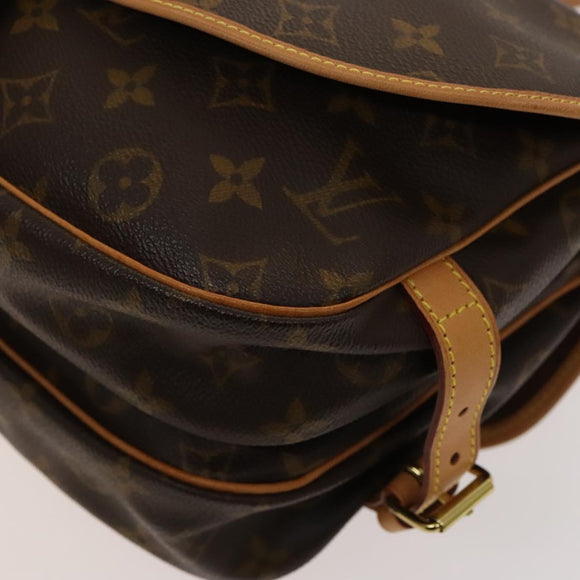 LOUIS VUITTON Monogram Saumur 30 Shoulder Bag M42256 LV Auth am8351
