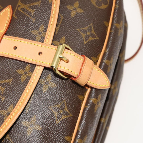 LOUIS VUITTON Monogram Saumur 30 Shoulder Bag M42256 LV Auth am8351