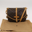 LOUIS VUITTON Monogram Saumur 30 Shoulder Bag M42256 LV Auth am8351-12