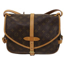 LOUIS VUITTON Monogram Saumur 30 Shoulder Bag M42256 LV Auth am8351-13