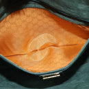 GUCCI Shoulder Bag Leather Green Gold Auth am8352-11