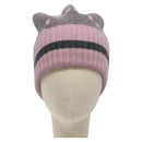 GUCCI GG Canvas Knitted Fabrics Cap Cashmere M Pink 676827 Auth am8353-13
