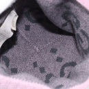 GUCCI GG Canvas Knitted Fabrics Cap Cashmere M Pink 676827 Auth am8353-8