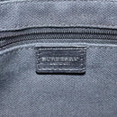 BURBERRY Shoulder Bag Leather Black Silver Auth am8354-17