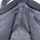 BURBERRY Shoulder Bag Leather Black Silver Auth am8354-19