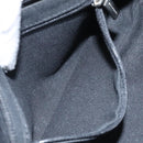 BURBERRY Shoulder Bag Leather Black Silver Auth am8354-20