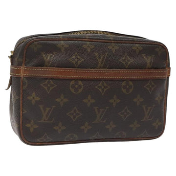 LOUIS VUITTON Monogram Compiegne 23 Clutch Bag M51847 LV Auth am8359