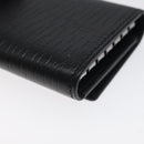 GUCCI Key Case Leather Black 115225 Auth am8361-15