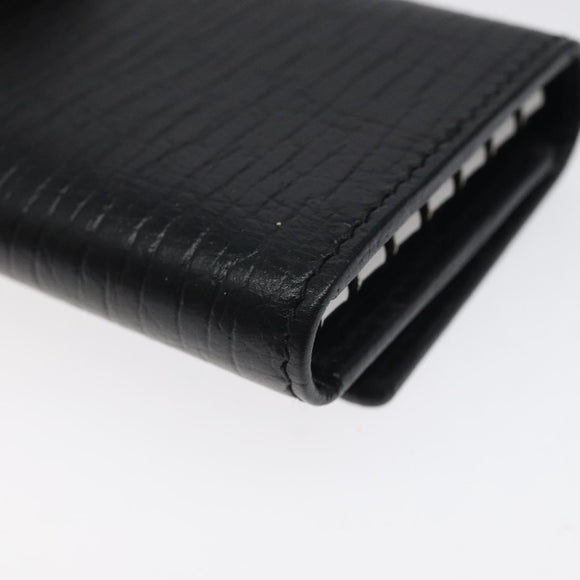 GUCCI Key Case Leather Black 115225 Auth am8361
