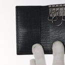 GUCCI Key Case Leather Black 115225 Auth am8361-21