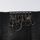 GUCCI Key Case Leather Black 115225 Auth am8361-22
