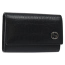 GUCCI Key Case Leather Black 115225 Auth am8361-1