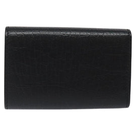 GUCCI Key Case Leather Black 115225 Auth am8361 - 0
