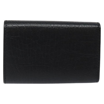 GUCCI Key Case Leather Black 115225 Auth am8361 - 0