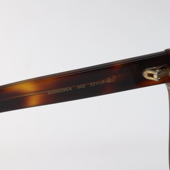 GUCCI Sunglasses plastic Brown Auth am8362