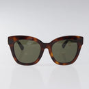 GUCCI Sunglasses plastic Brown Auth am8362-2