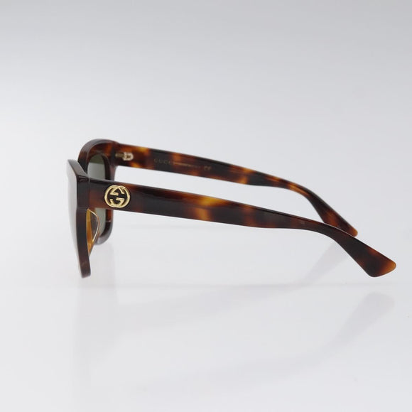 GUCCI Sunglasses plastic Brown Auth am8362