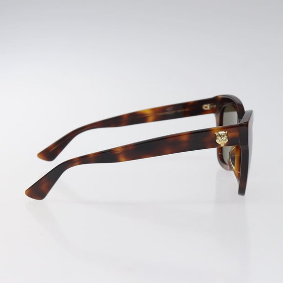 GUCCI Sunglasses plastic Brown Auth am8362