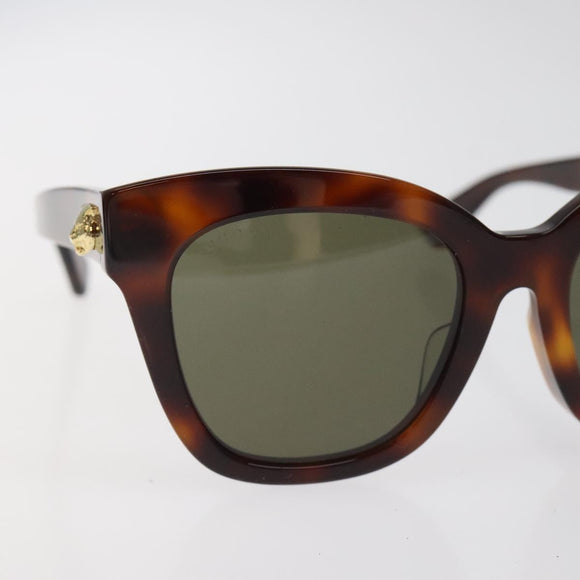 GUCCI Sunglasses plastic Brown Auth am8362