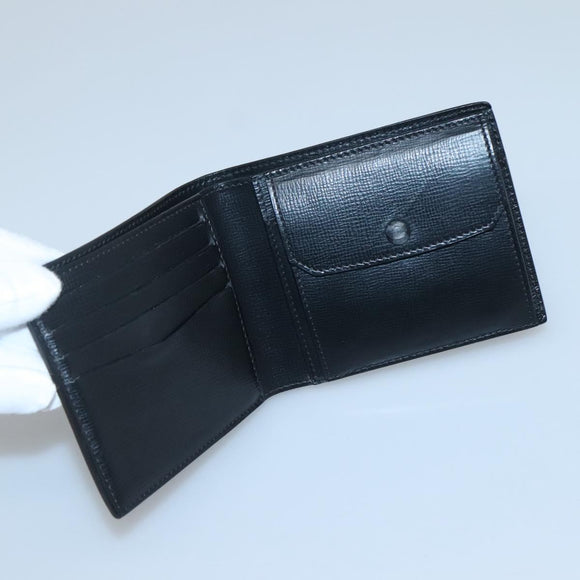 Dunhill Geldbörse Leder Schwarz Auth am8366