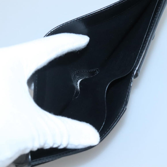 Dunhill Wallet Leather Black Auth am8366