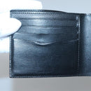 Dunhill Wallet Leather Black Auth am8366-9