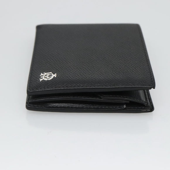 Dunhill Geldbörse Leder Schwarz Auth am8366
