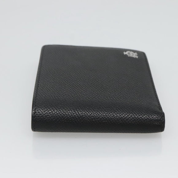 Dunhill Wallet Leather Black Auth am8366