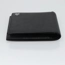 Dunhill Wallet Leather Black Auth am8366-5