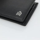 Dunhill Wallet Leather Black Auth am8366-7
