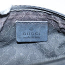 GUCCI Web Sherry Line Accessory Pouch Canvas Black Silver Red 92820 Auth am8378-18